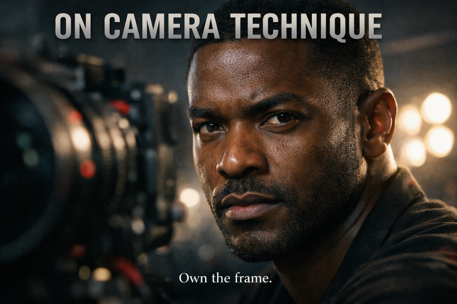 On camera technique – 1