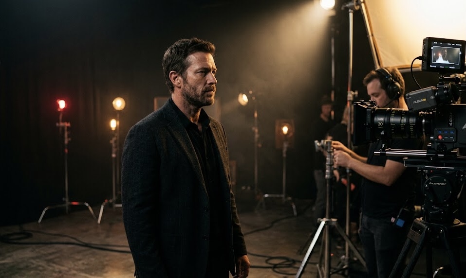 Actor training for film and television on a professional set